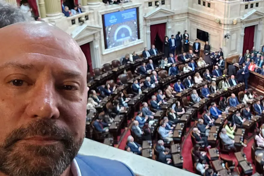 Diego Spagnuolo, en el Congreso